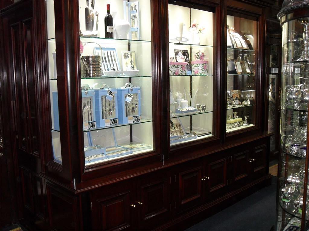 Weir & Sons flagship display joinery, Dublin