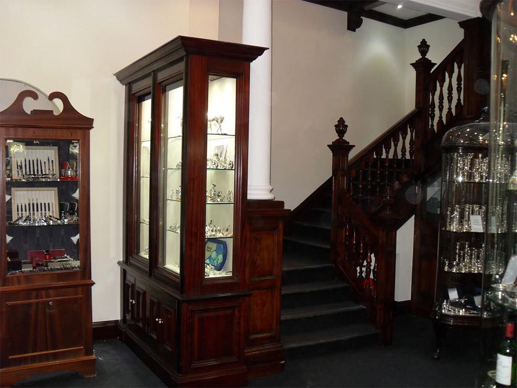 Weir & Sons flagship display joinery, Dublin