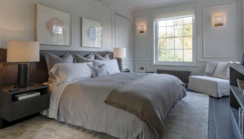 Contemporary Furniture 4 Contemporary dark oak headboard