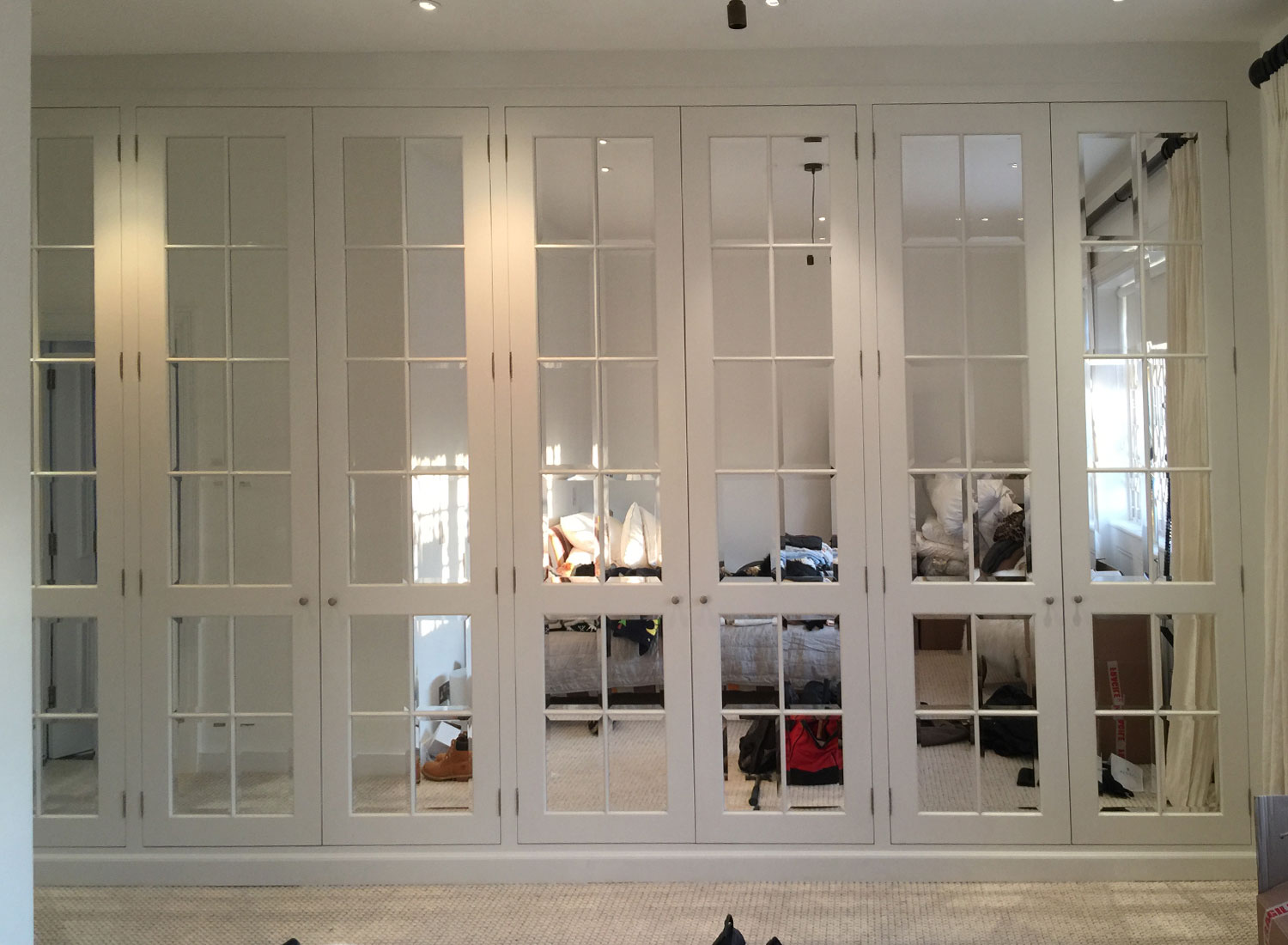 Fitted Bespoke Wardrobes & Dressing Rooms 5 Painted fitted wardrobe, Hampstead private residence