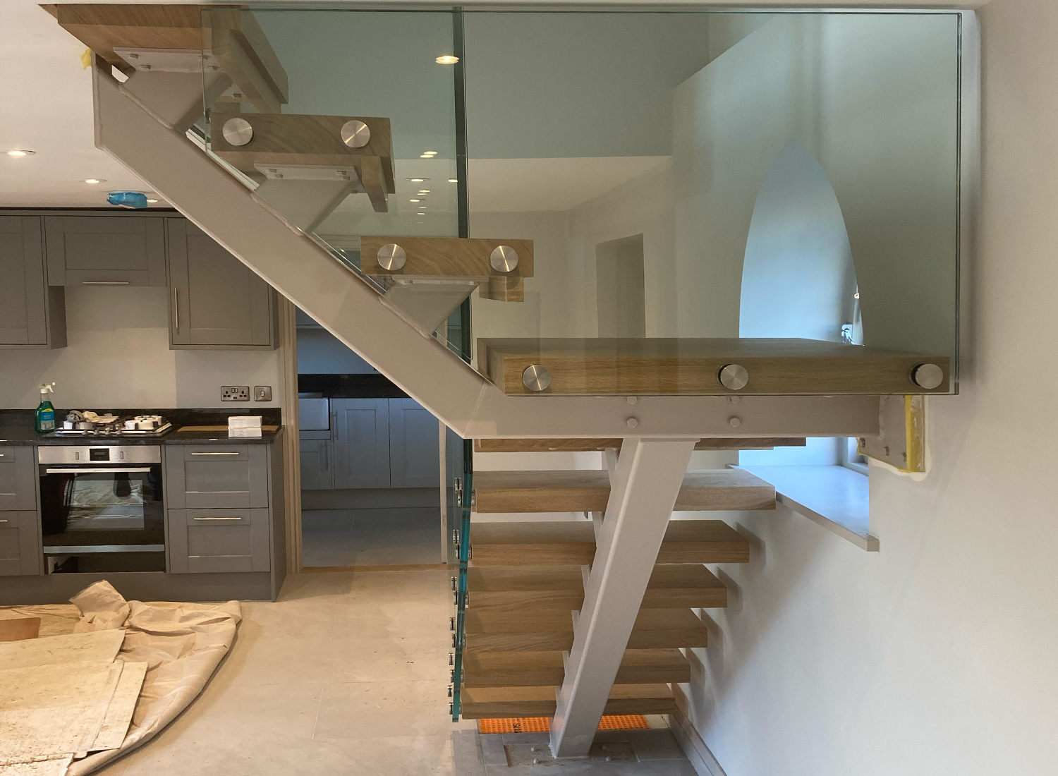 Bespoke metal staircase, Suffolk