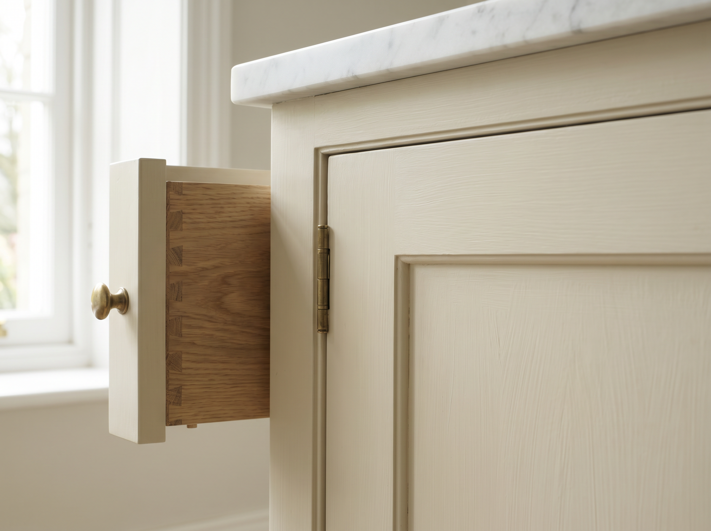 Bespoke Shaker kitchen cabinetry detail