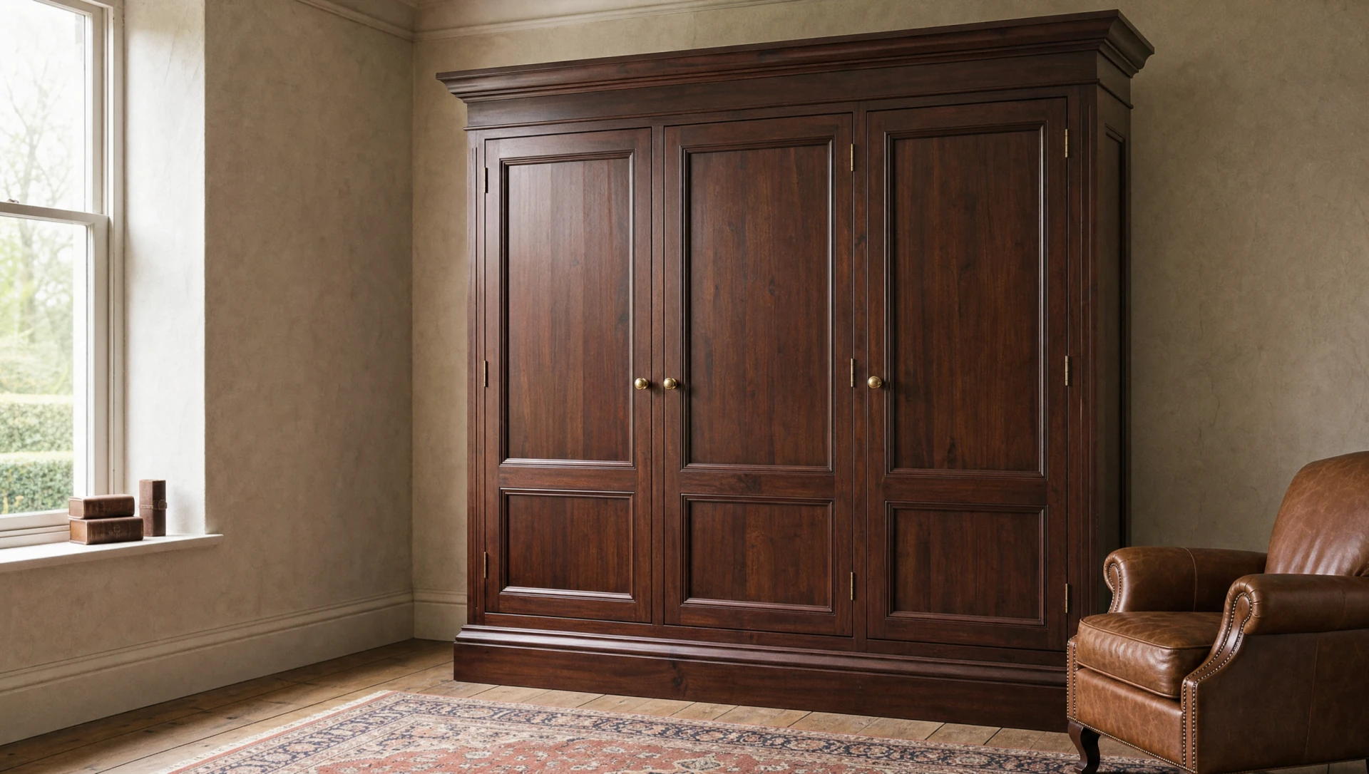 Sporting Cabinetmakers — Our Gun Room Workshop 1 solid timber fronted gun cabinet three door